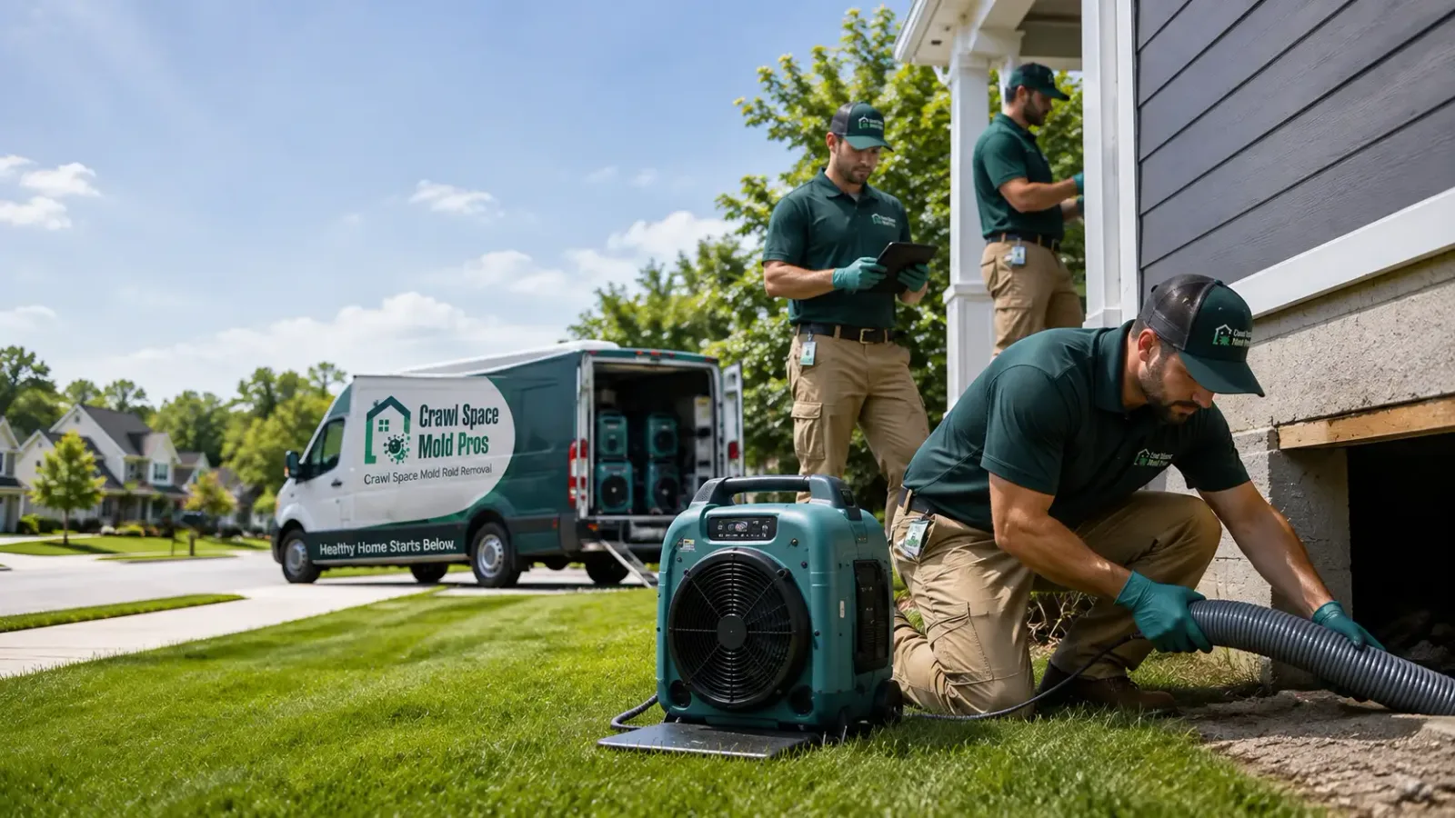 Crawl Space Mold Removal in Pierce, ID